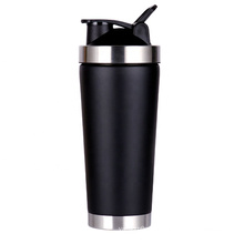 Fitness Shaker Bottle Stainless Steel Insulation Shaker Protein Bottle Mix Protein Sport Gym Bottle With Lid